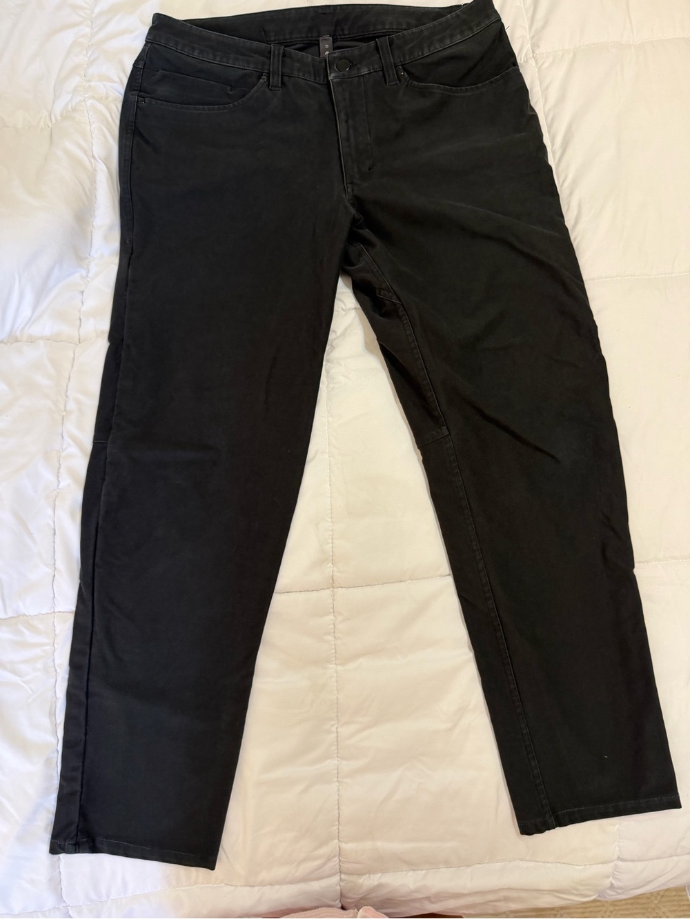 lululemon athletica Men's Black Slim Chinos